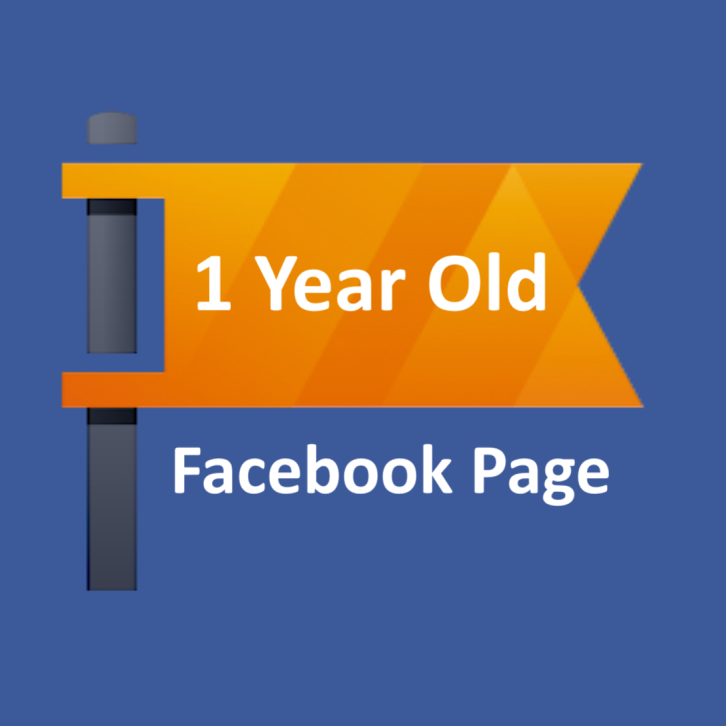 1 year old blank Facebook page, name changable